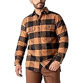 Dickies mens Heavyweight Flannel Work Shirt