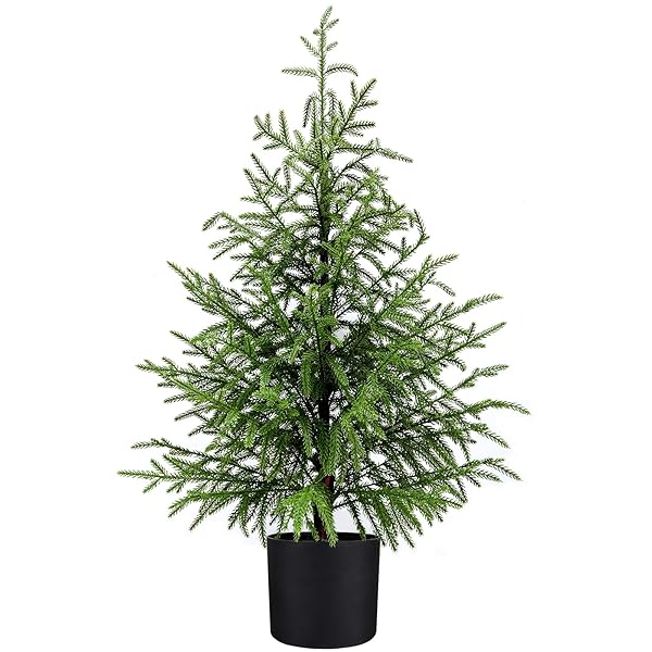 ENVEN NORFOLK PINE CHRISTMAS TREE REAL TOUCH FAUX...