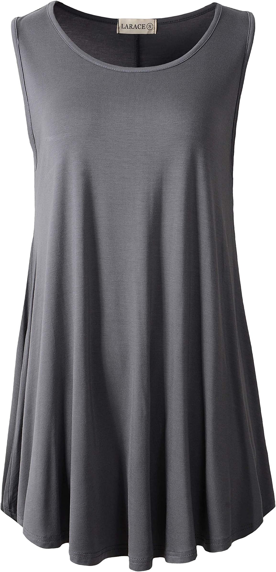 LARACETank Tops for Women Plus Size Sleevelss Tunic Casual Summer Clothes Swing Shirts for Leggings