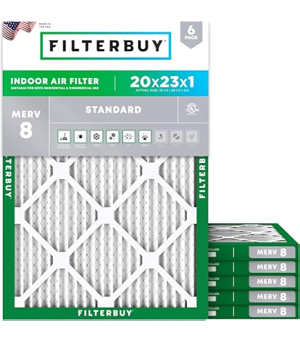 thumbnail image 2 of Canopy Aerostar 20x23x1 MERV 13 Furnace Air Filter – 6 Pack, USA Made 2 of 2