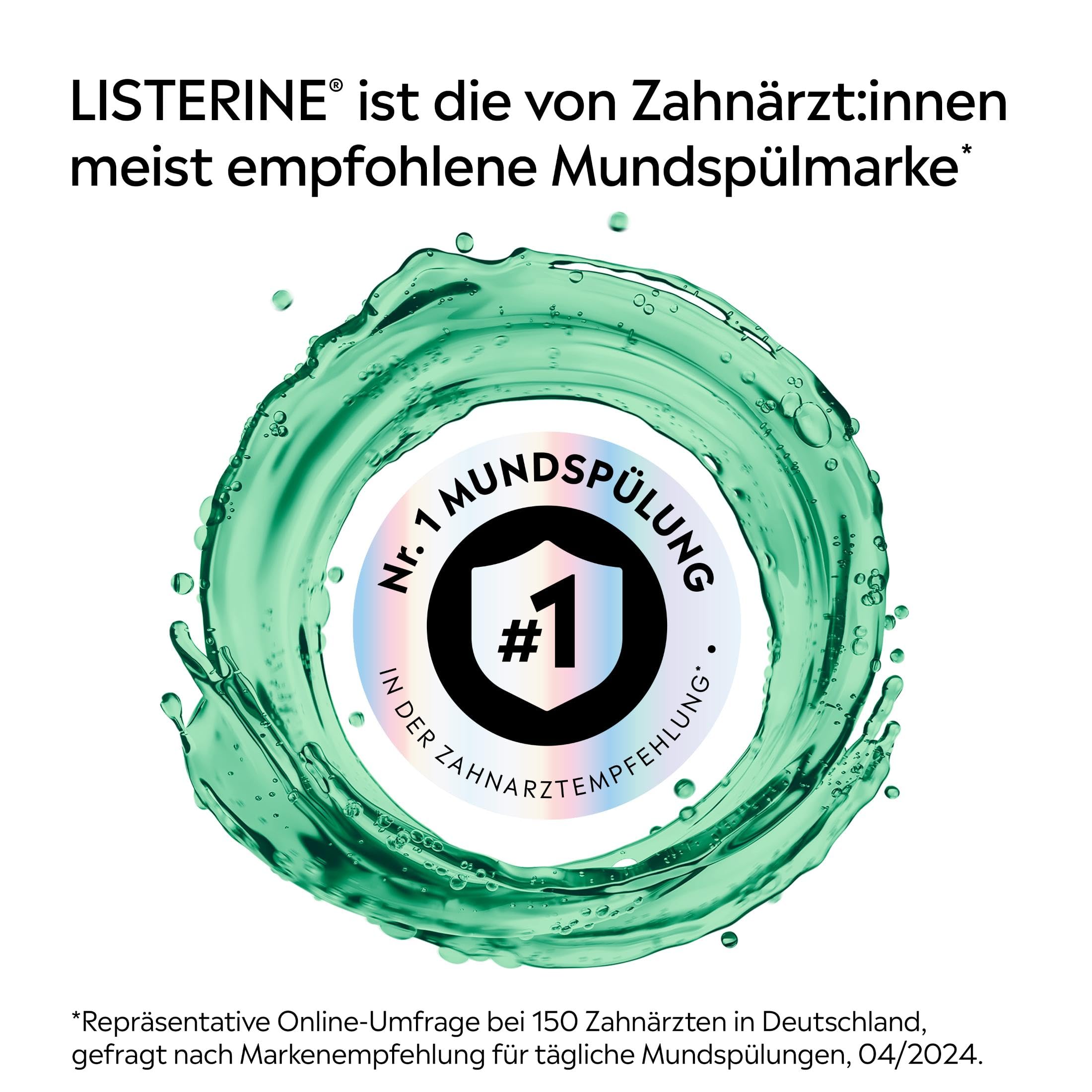 LISTERINE Total Care Zahnfleisch-Schutz 6 x 500 ml, schützende Mundspülung gegen Zahnfleischprobleme mit 6 in 1 Wirkung, antibakterielles Mundwasser stärkt die Zähne, bis zu 24h frischer Atem 7
