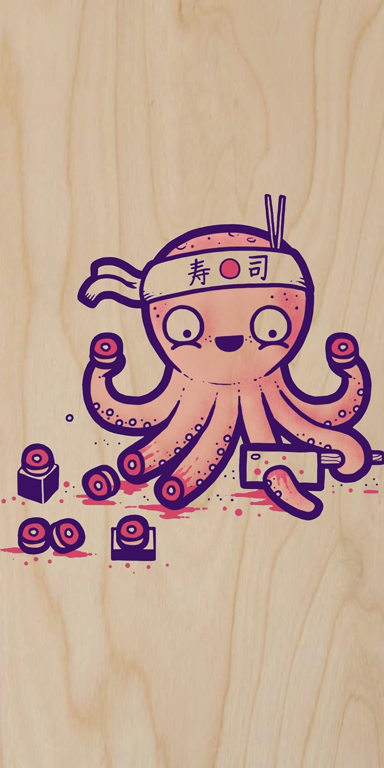 Amazon Com Octosushi Funny Japanese Octopus Chef Cutting