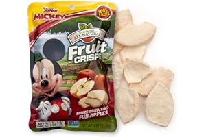 BROTHERS-ALL-NATURAL Brothers All Natural Disney Freeze Dried Fruit Crisps, Fuji Apple, 0.35 Oz (Pack of 12), Made with 100% Fruit, Gluten Free, Soy Free, Vegan, Heathy Snack, Lunch Box Ready