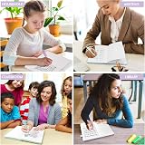 Feela A5 Notebooks Multipack 3 Pack Ruled 128 Pages Lavender Blue Green view 6