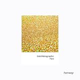 Hemway Holographic Gold Glitter Shaker 130g Fine Glitter 1/64" Flake view 2