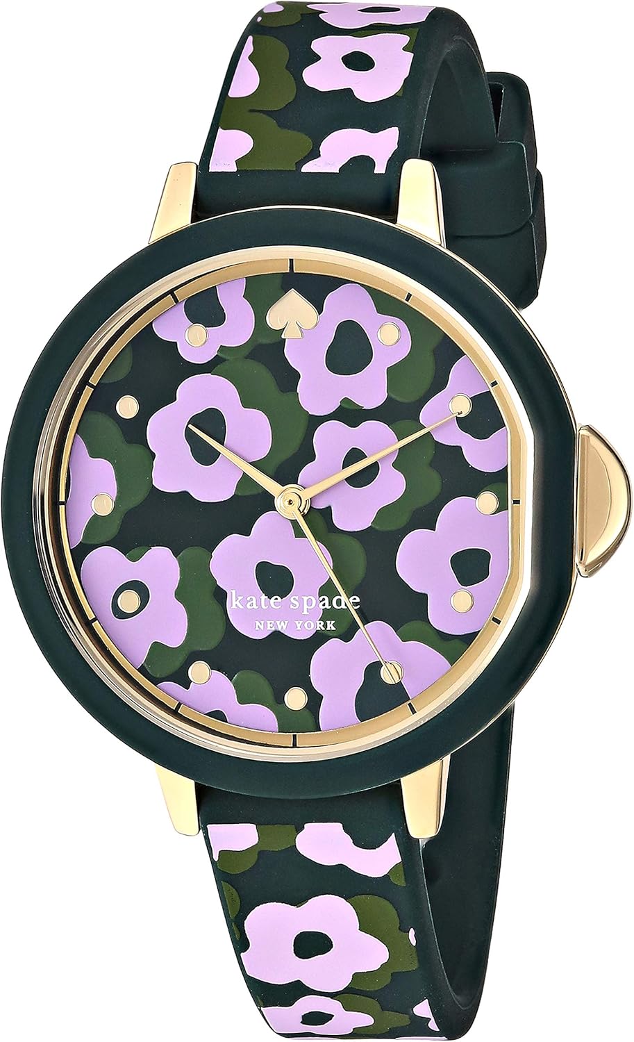 kate spade park row silicone watch