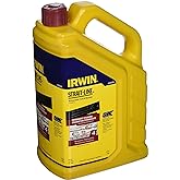 Irwin Tools IRWIN STRAIT-LINE Marking Chalk, Permanent Staining, Crimson Red, 4 lbs (4935525)