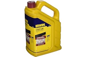 Irwin Tools IRWIN STRAIT-LINE Marking Chalk, Permanent Staining, Crimson Red, 4 lbs (4935525)