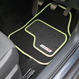 Sakura SS5308 Universal Car Mat Set Lime - 4 Pcs Anti-Slip Backing view 3