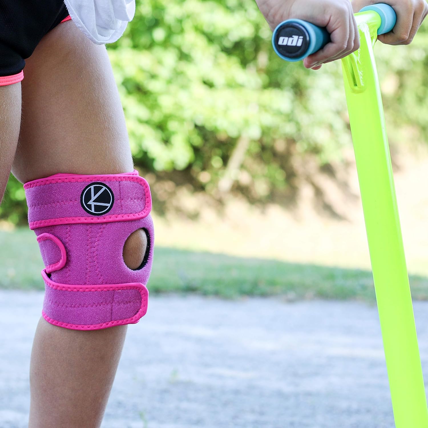 KARM Kids Knee Support Brace, Childs Osgood Schlatter Knee Support Kids for Arthritis Pain Sports - Image 3