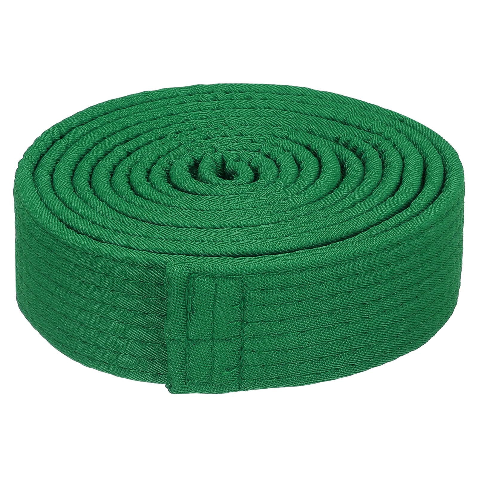 PATIKIL Taekwondo Colored Ranking Belt 1.5" x7.8Ft 2.4m, Polyester Martial Arts Judo Karate Belt for Coach Teaching Practice, Green