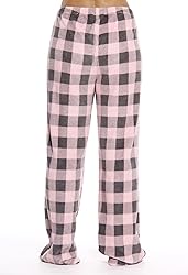 Just Love Women's Buffalo Plaid Plush Check Pajama