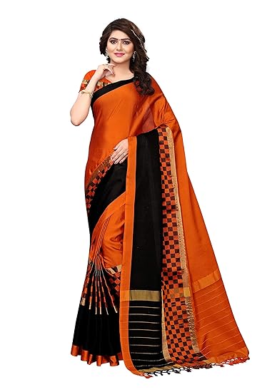 cotton with blouse piece Saree