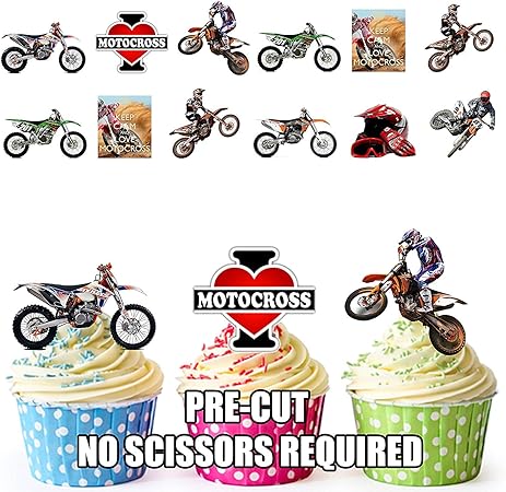 Motocross Moto Mix Party Pack 36 Comestibles Cup Cake Toppers Decorations Amazon Fr Cuisine Maison Motocross Moto Mix Party Pack 36 Comestibles Cup Cake Toppers Decorations Amazon Fr Cuisine Maison