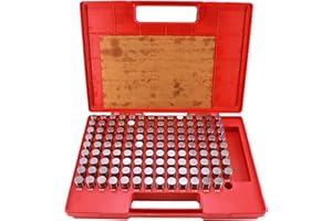 HFS(R) M4 Plus Steel Pin Gage Set with Storage Case for Carpenters and Home Improvement 125 PCS 0.626-0.750"