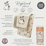 Cooksmart 3 Pack Tea Towels British Design Luxury Kitchen Absorbent Towel Set view 7