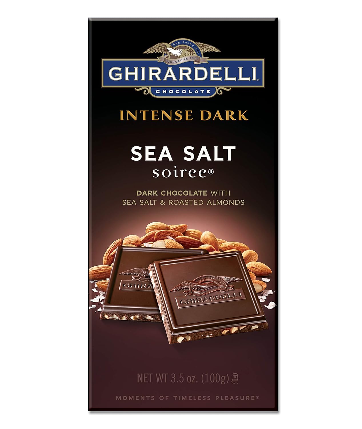 Ghirardelli Dark Chocolate Sea Salt Caramel Bar