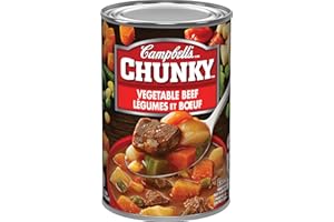 Campbell's Chunky Vegetable Beef Ready to Serve Soup (515 mL) (Pack of 12)