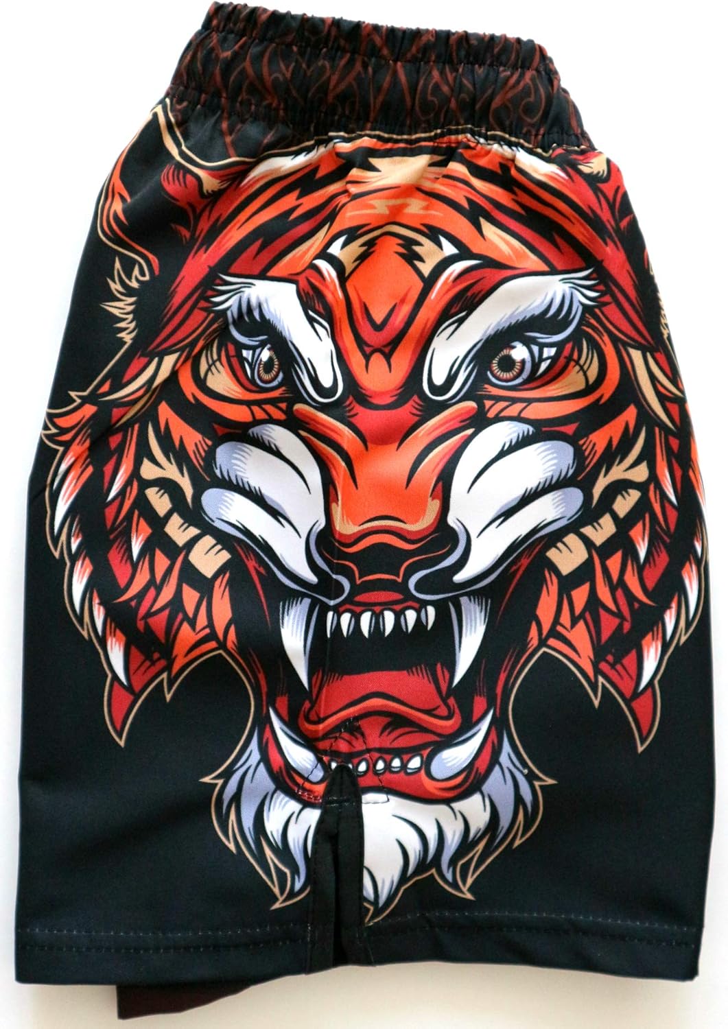 Hardcore Training Kids Boxing Shorts Tiger Youth MMA Fight BJJ Fitness Running Workout Exercise Sport Clothing: Clothing