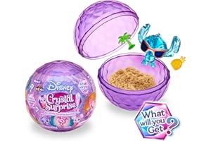 Disney Crystal Surprise Series 1, Mini Collectible Crystal Figures with Activity Compound, Collectible Blind Bag Inspired Figures, Kids Toys for Ages 3 and Up by CRA-Z-Art
