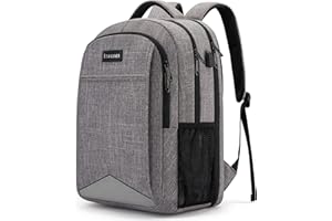Laptop Backpack for Men,Water Resistant Travel Laptop Backpack with USB Charging Port,Anti Theft College School Backpack