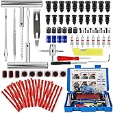 AOPULE 95PCS Tire Repair Kit, Universal Tire Hole Plug Kit for Car, Motorcycle, ATV, Tractor, Mower, Truck – Tire Plug Repair