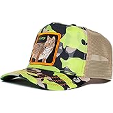 Goorin Bros. The Farm Kablamo Camo Collection Unisex Adjustable Trucker Hat, Lime (El Sorro Dorado), One Size
