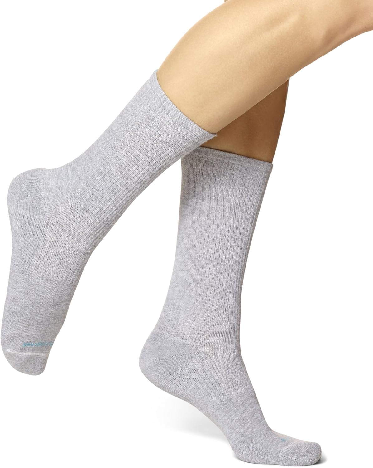 No Nonsense Women's Feel Good Compression Crew Sock, 2 Pair Pack