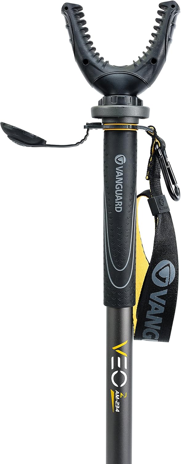Vanguard VEO 2 AM-234TU Shooting Stick, Tri-Stand Base with Ball Joint, Rotating and Removeable U Shaped Yoke: Sports & Outdoors