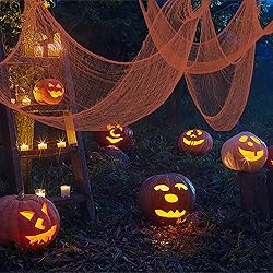 Qtisky Set of 5 Halloween Creepy Gauze Cloth