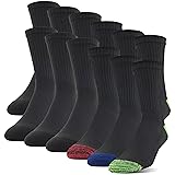 Gildan Mens Polyester Half Cushion Mid-crew