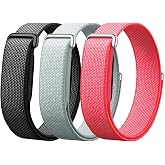 3 Pack Nylon Bands Compatible with Google Fitbit Air Performance Loop Band | Sport Wristbands for Fitbit Air Screenless Fitness, Hook-and-Loop Closure,Soft Breathable Woven Replacement Straps Men Women