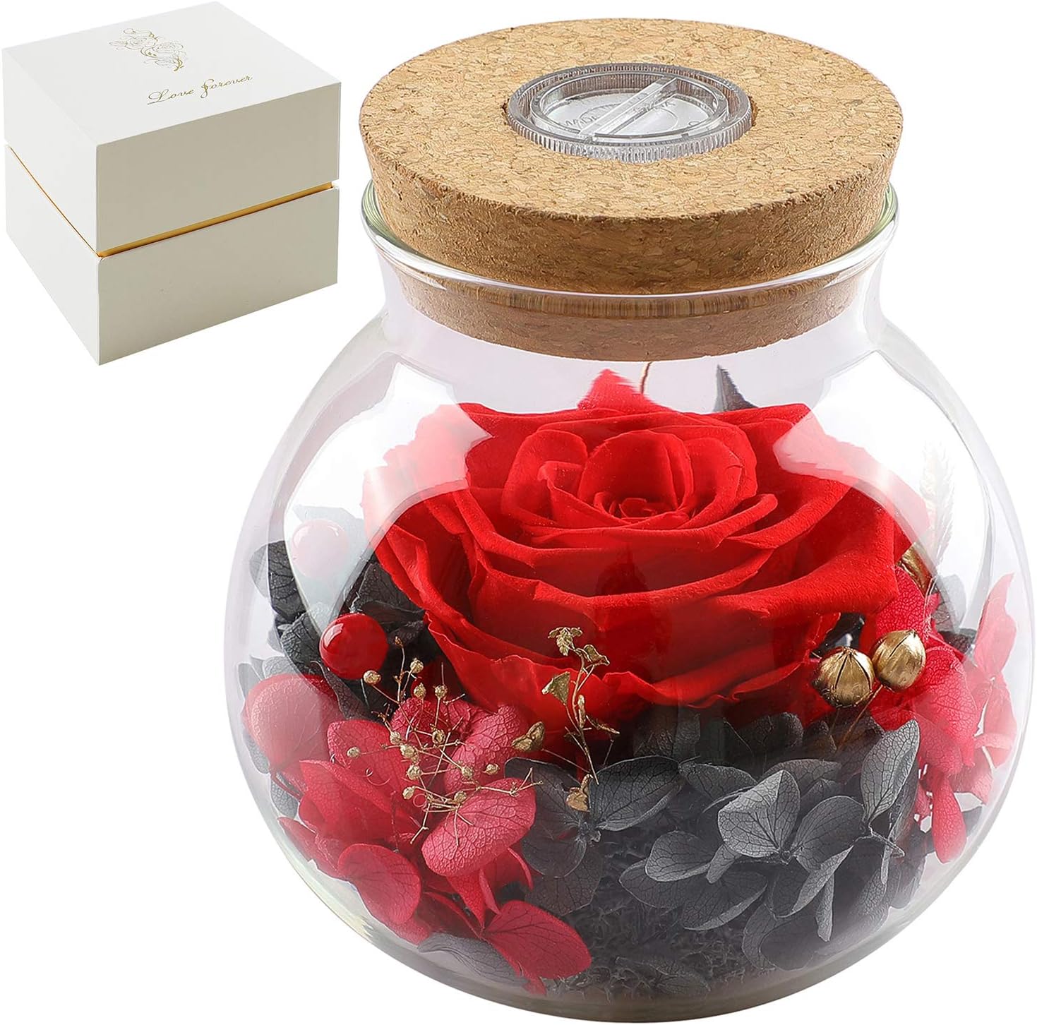 Amazon Com Childom Preserved Roses Red Roses Valentines Gifts For Her Women Girlfriend Lover Wife Mother Mom Mama Daughter Grandmother Grandma On Valentine S Day Mother S Day Anniversary Or Birthday Home Kitchen