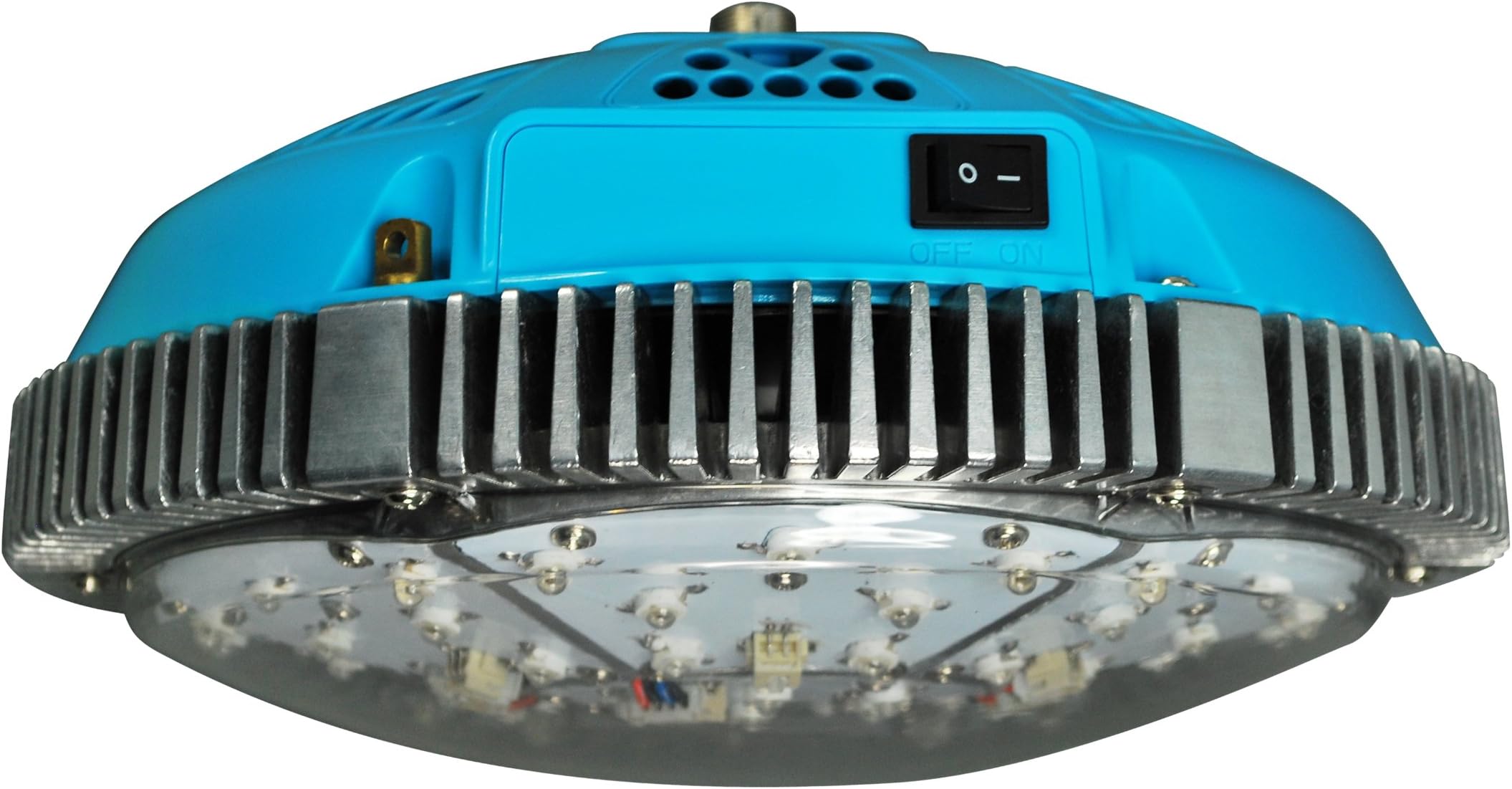 Bangk 144w UFO LED Grow Light,full Spectrum, 48pcs*3w, Blue and Red, Ac 100~240v, for Plant Fertilizers Germinating Growing Flowing Seeding