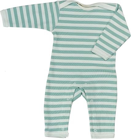 striped baby grow