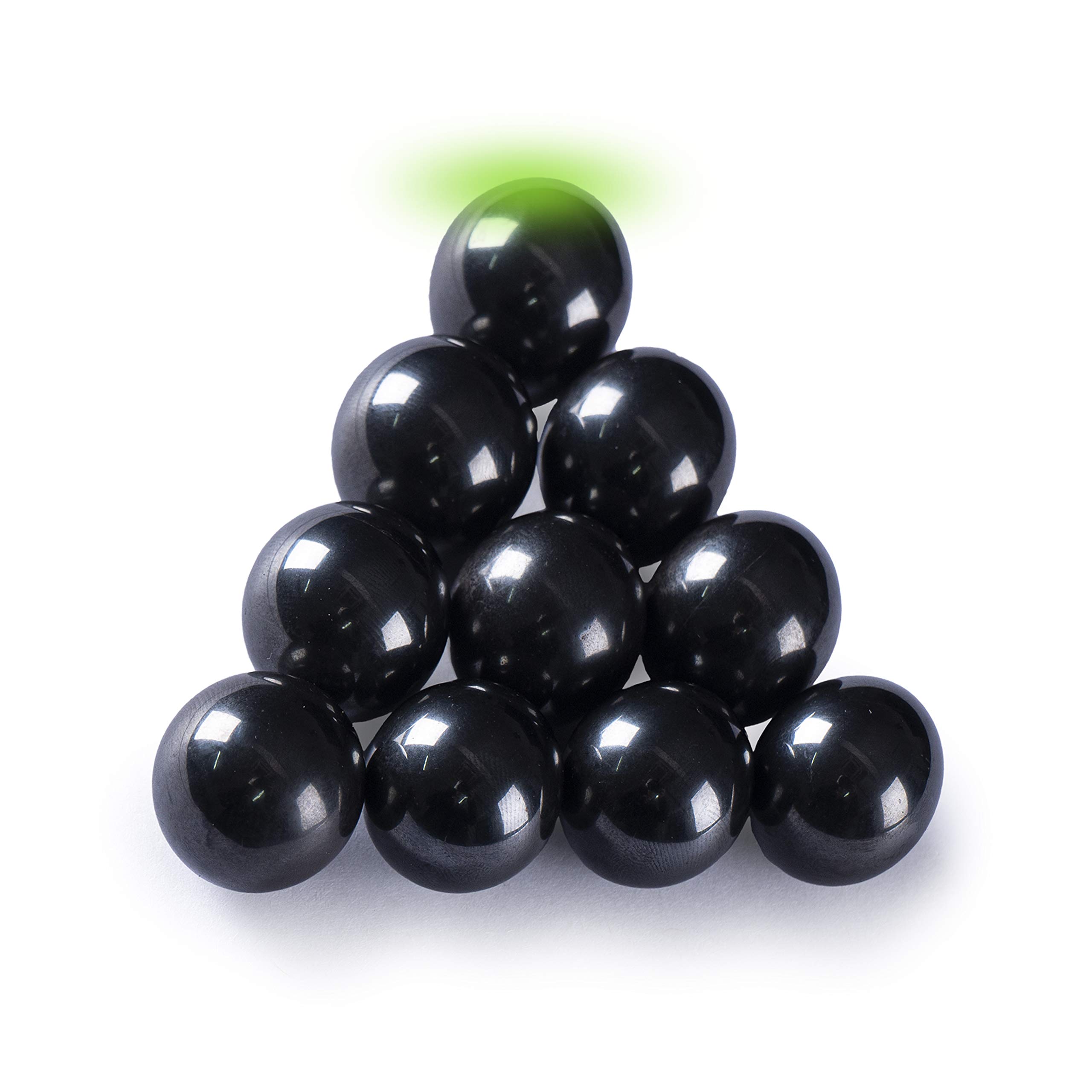 myHodo Ferrite Magnetic Balls (20 mm, 10pcs) - Extra Large Magnet Spheres for Mindful Relaxation, ASMR, Versatile Anti-Stress Desk & Office Gadget, Unique Gift Idea