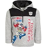 Transformers Optimus Prime Bumblebee Megatron Half Zip Pullover Hoodie Toddler to Big Kid