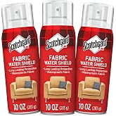 Scotchgard Fabric &amp; Upholstery Protector, 3-Pack (10 oz Cans) &ndash; Repels Liquids &amp; Blocks Stains &ndash; Long-Lasting Fabric Shield for Furniture, Clothing, and More &ndash; Easy Spray, Dries Clear