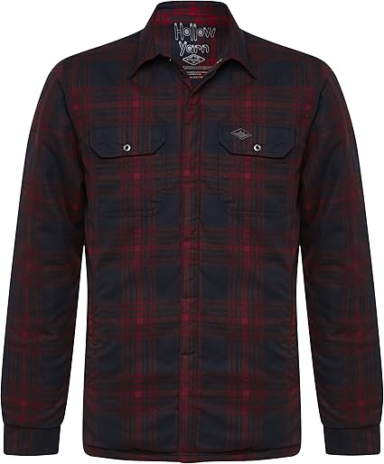 camisa acolchada hombre