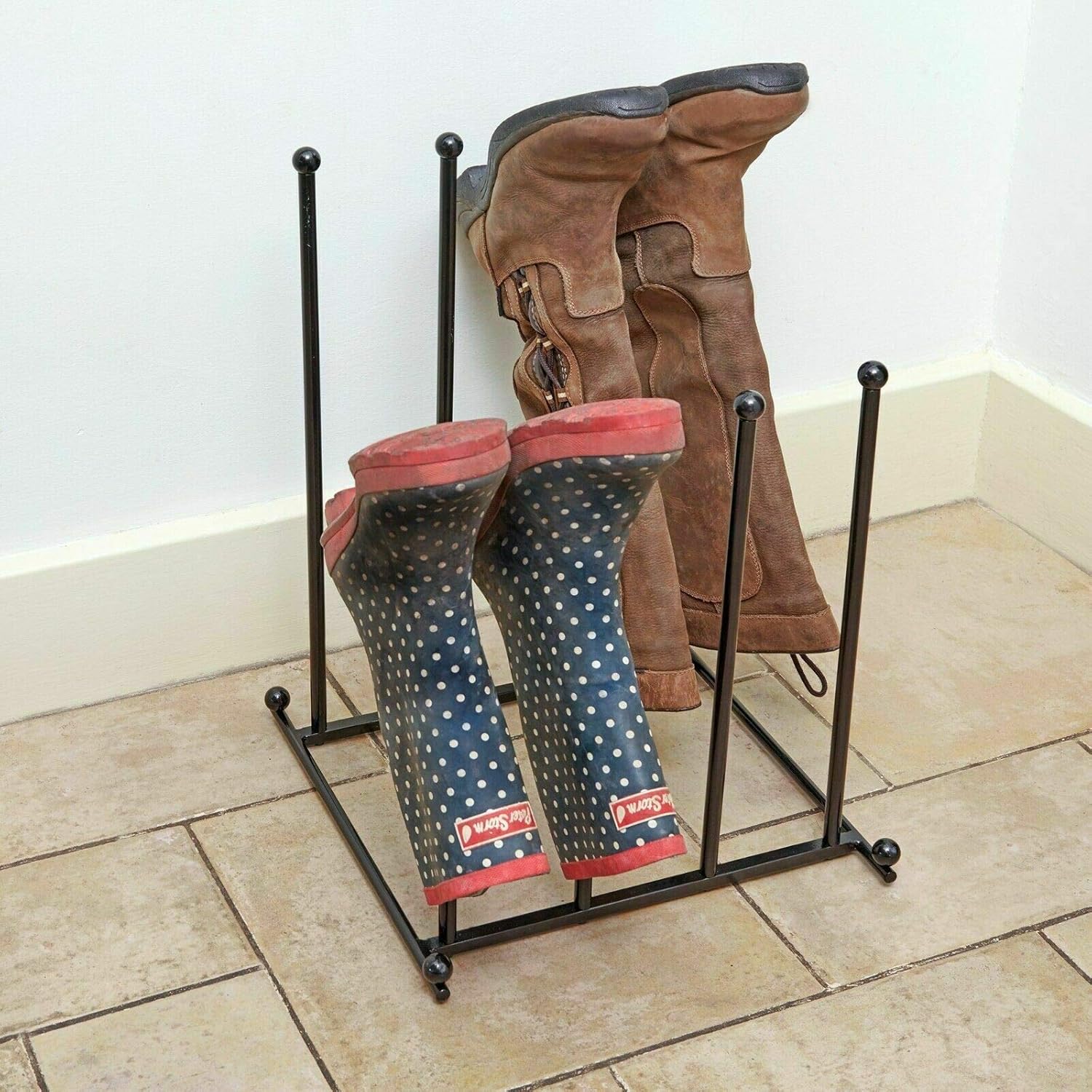 MarkUK Boot Dryer Shoe Rack wellington Boot Hanger wellies welly Holder