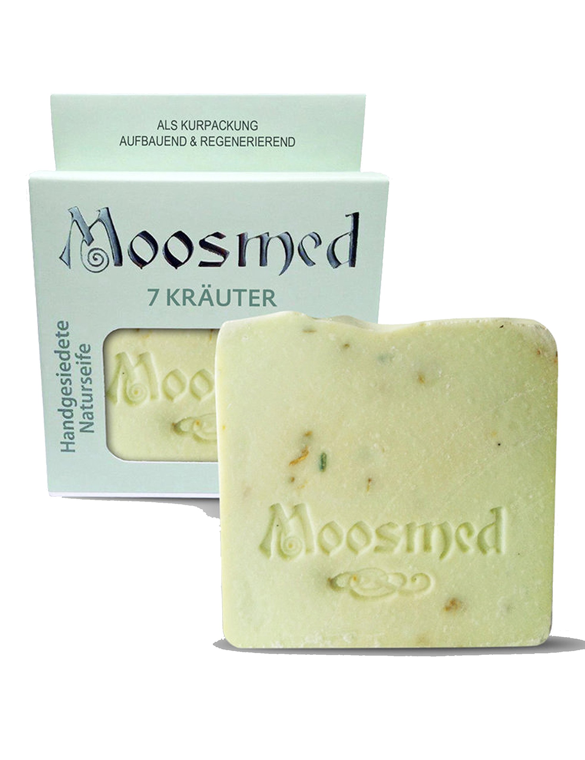 Moosmed 7 Herb Natural Soap - Vegan Organic Soap Made in Germany