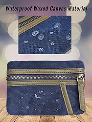 Sayram SP6 EDC Pouch, Waxed Canvas Compact Pocket