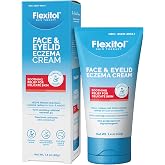 Flexitol Face &amp; Eyelid Eczema Cream, Gentle, Soothes, FSA Eligible | 1.4 oz | 5% Colloidal Oatmeal Relieves Itching, Dryness &amp; Redness from Mild Eczema, Supports Skin Natural Barrier, Non-Comedogenic