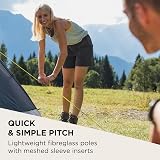 Coleman Darwin 2 Person Dome Tent Lightweight Waterproof 3000mm HH view 5