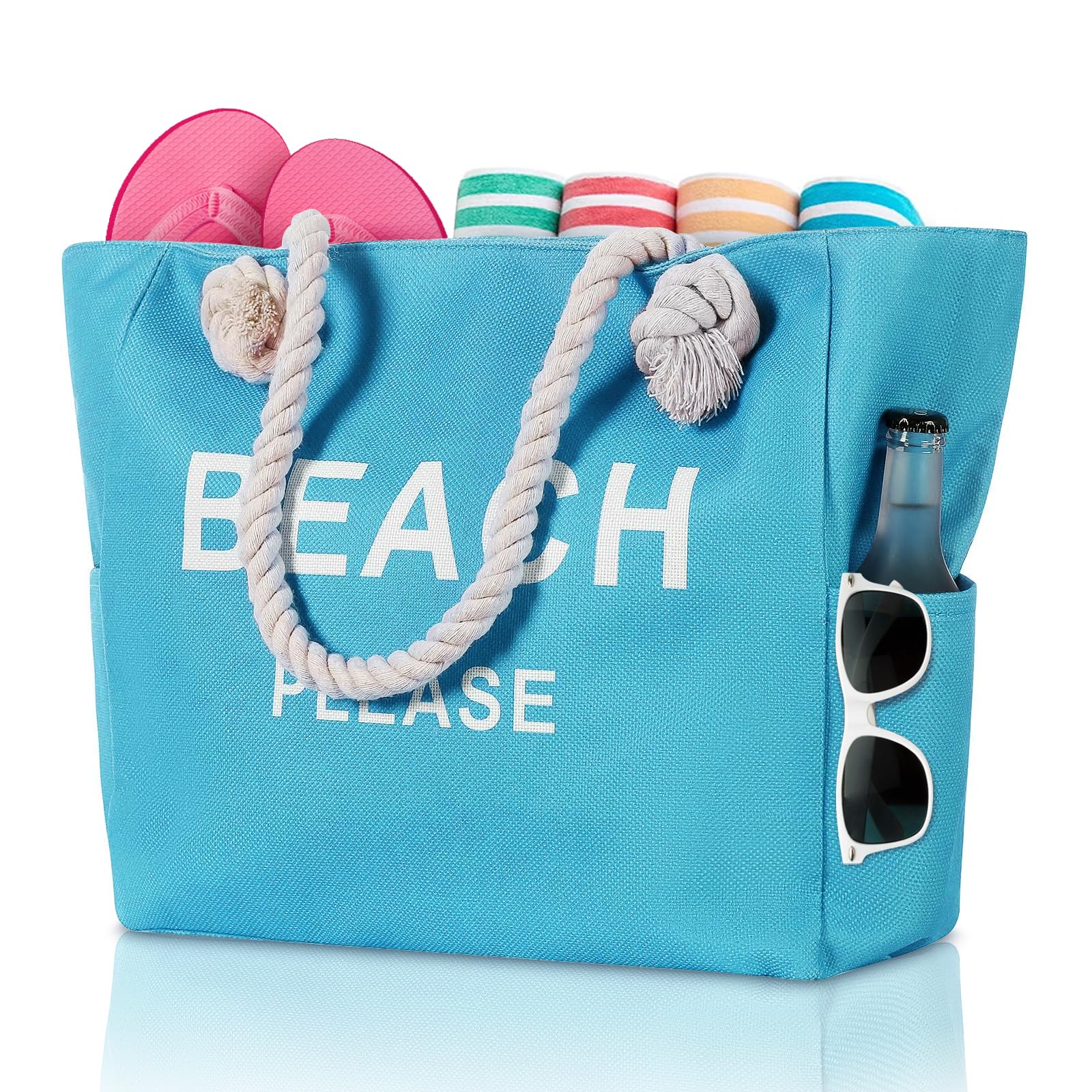 Extra Large Beach Tote Bags for Women Ladies Canvas Waterproof ...