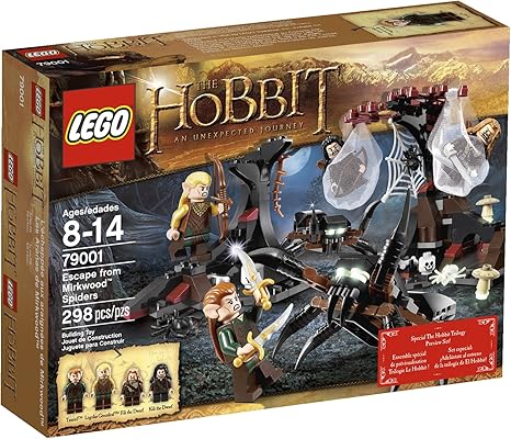 lego hobbit escaping the woodland realm