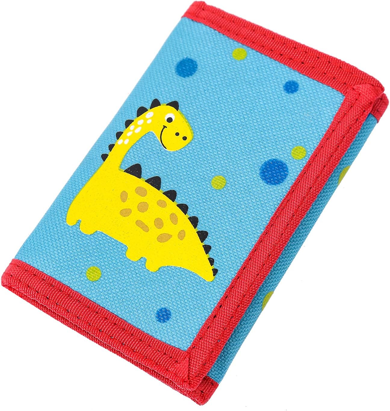 RFID Blocking Cartoon Kids Wallet - Girls & Boys Wallet with Zippered Pocket - Trifold Wallet for Kids