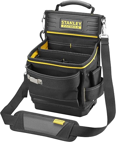 Stanley FatMax Soft Tool Organiser Black Open Structure Pockets Waterproof Base