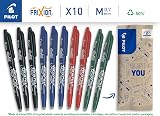 PILOT FriXion Ball Erasable Rollerball Pen Set of 10 Blue Black Red Green view 2