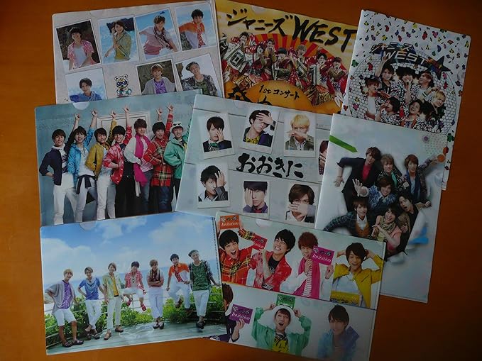 Amazon ジャニーズwest クリアファイル 8枚セット なにわともあれ Go West よーいドン ジパング おおきに大作戦 バリハピ 小瀧望 濵田崇裕 藤井流星 神山智洋 中間淳太 桐山照史 重岡大毅 ジャニーズグッズ アイドル 芸能人グッズ 通販